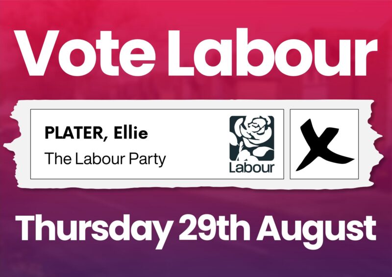 Vote Labour poster